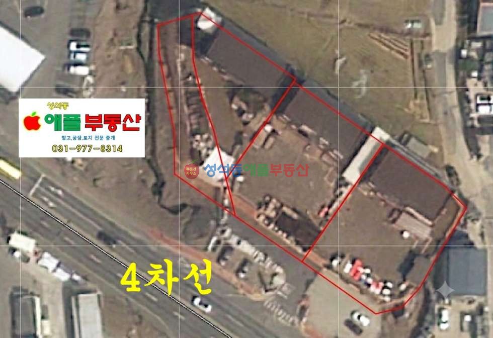 경기 고양일산동구 성석동 4차선대로접, 넓은마당727평, 추가증축가능, 광고효과, 접근성양호, 40피트가능, 입주협의 매매 매물번호 10141 사진 2