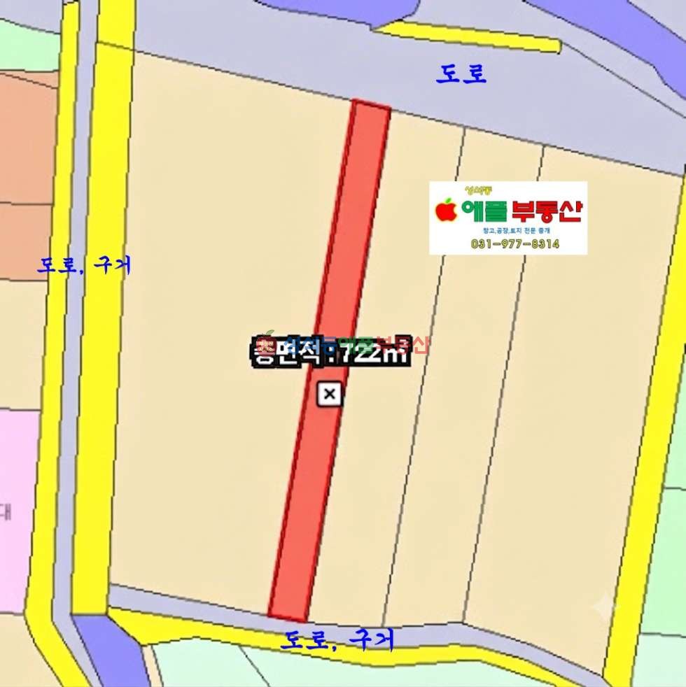 경기 고양일산동구 문봉동 4차선변농지, 영농인가능, 직사각형, 미래가치높음. 매매 매물번호 10180 사진 1